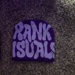 Purple and Gray Beanie